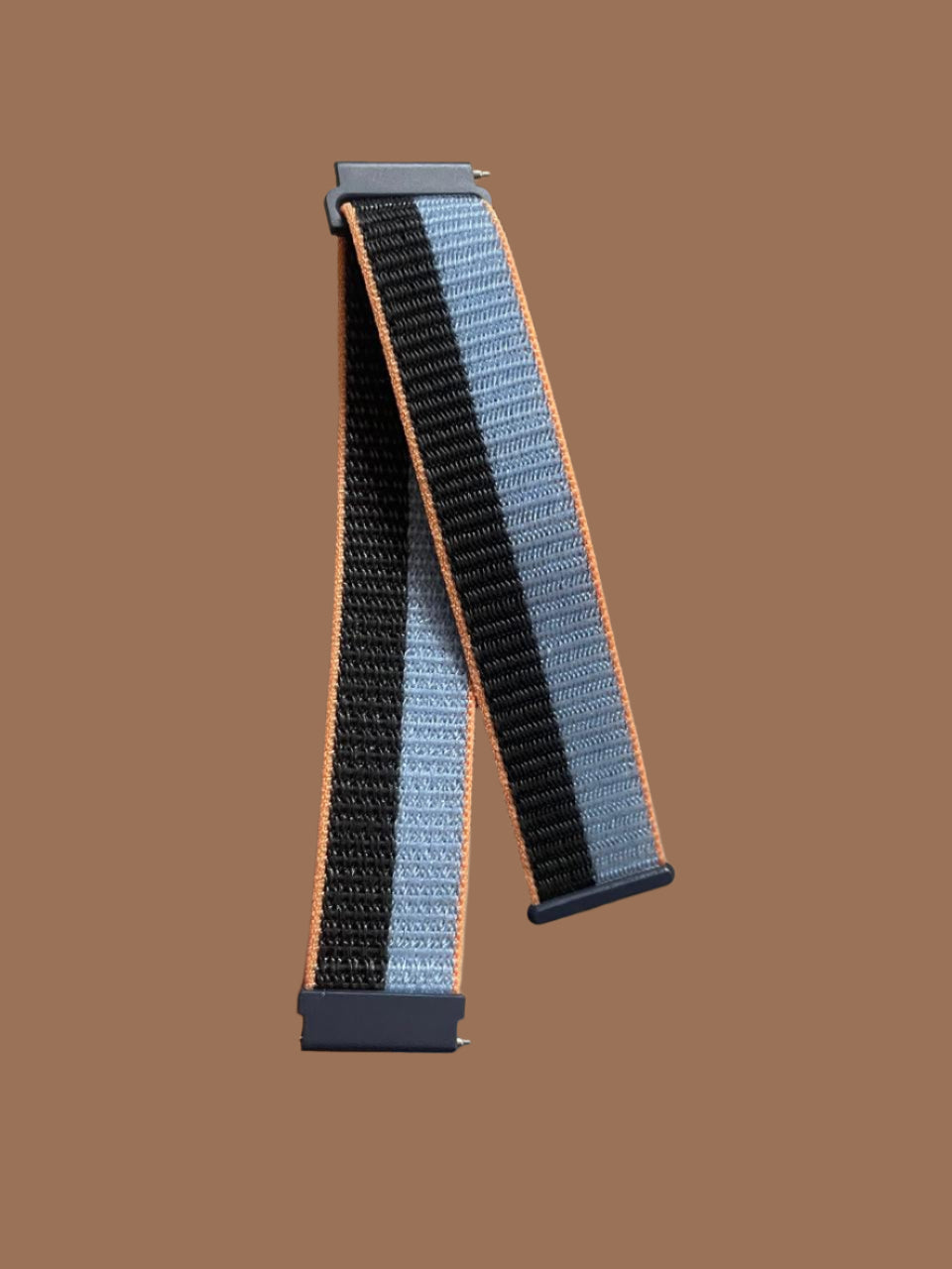 Velcro Strap 22mm Black blue dual