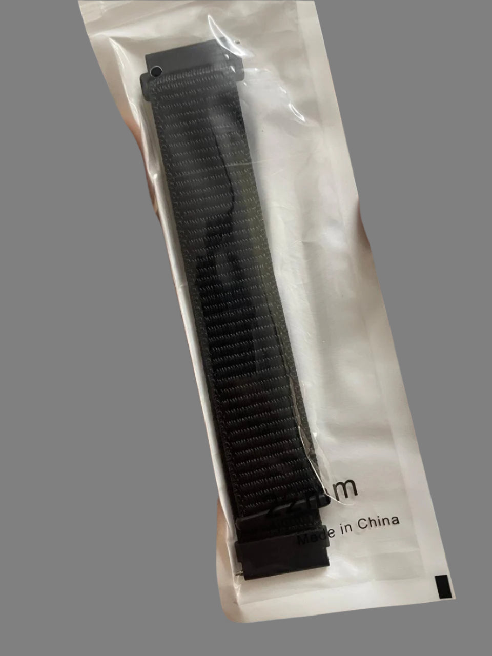 Velcro Strap 20mm ,22mm Black 2 VARIANT