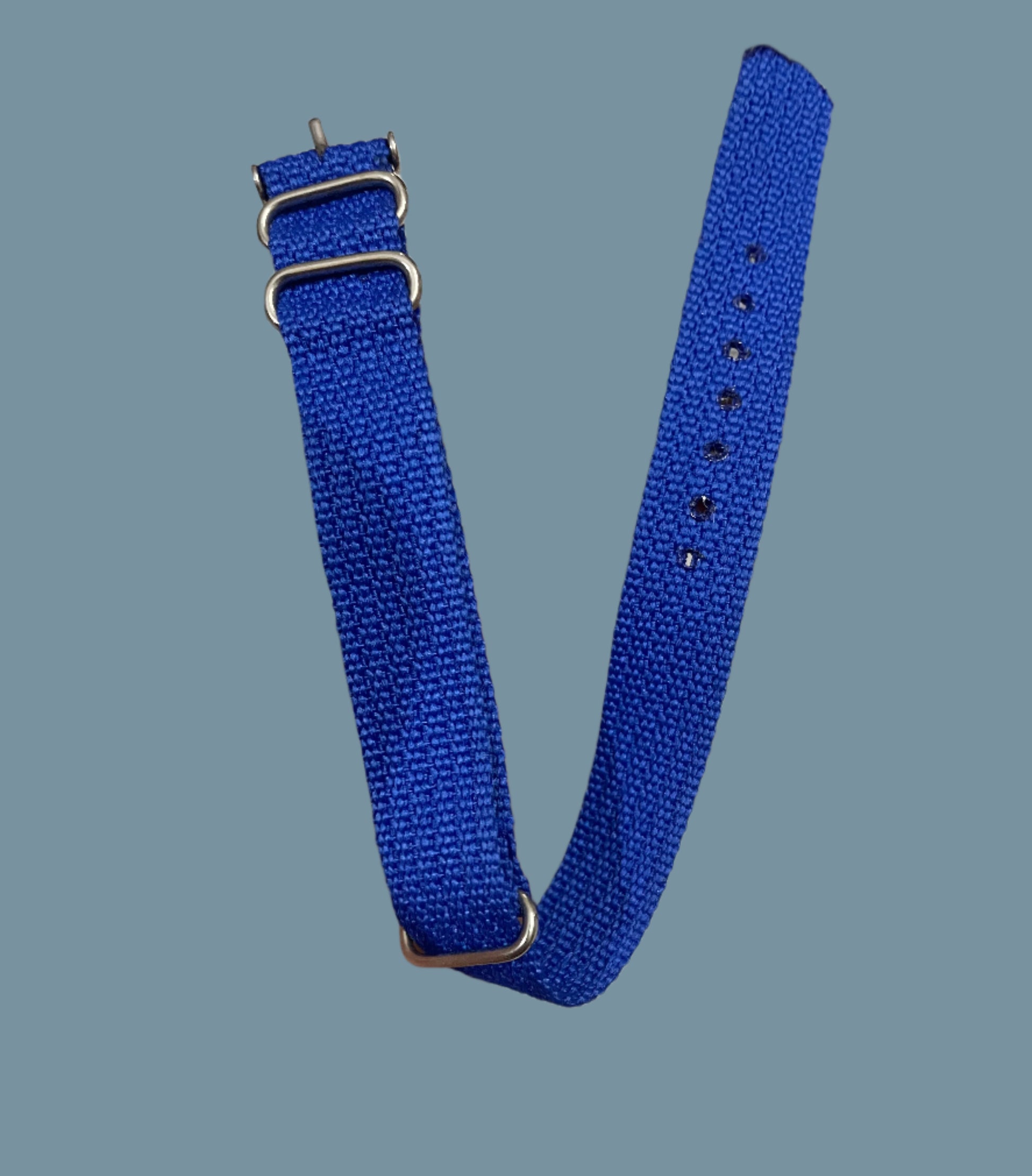 Nato Strap cotton Blue/Navy Variants 18mm