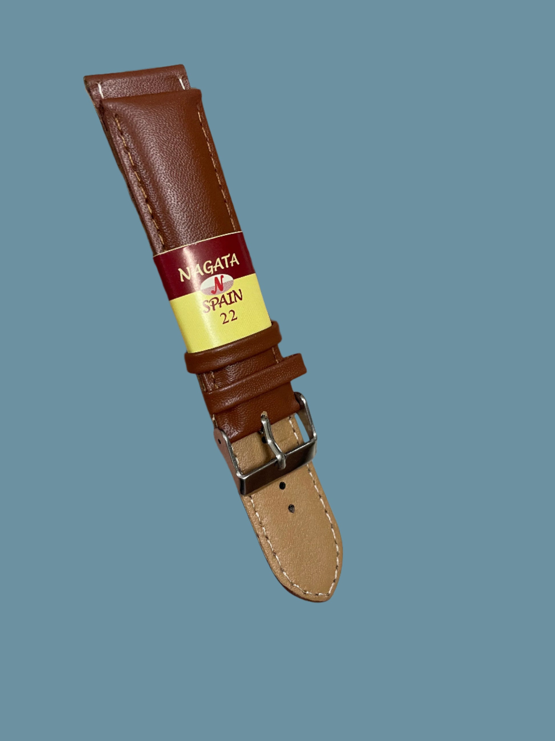 Nagata Spanish leather strap Brown 18,20,22,24 mm