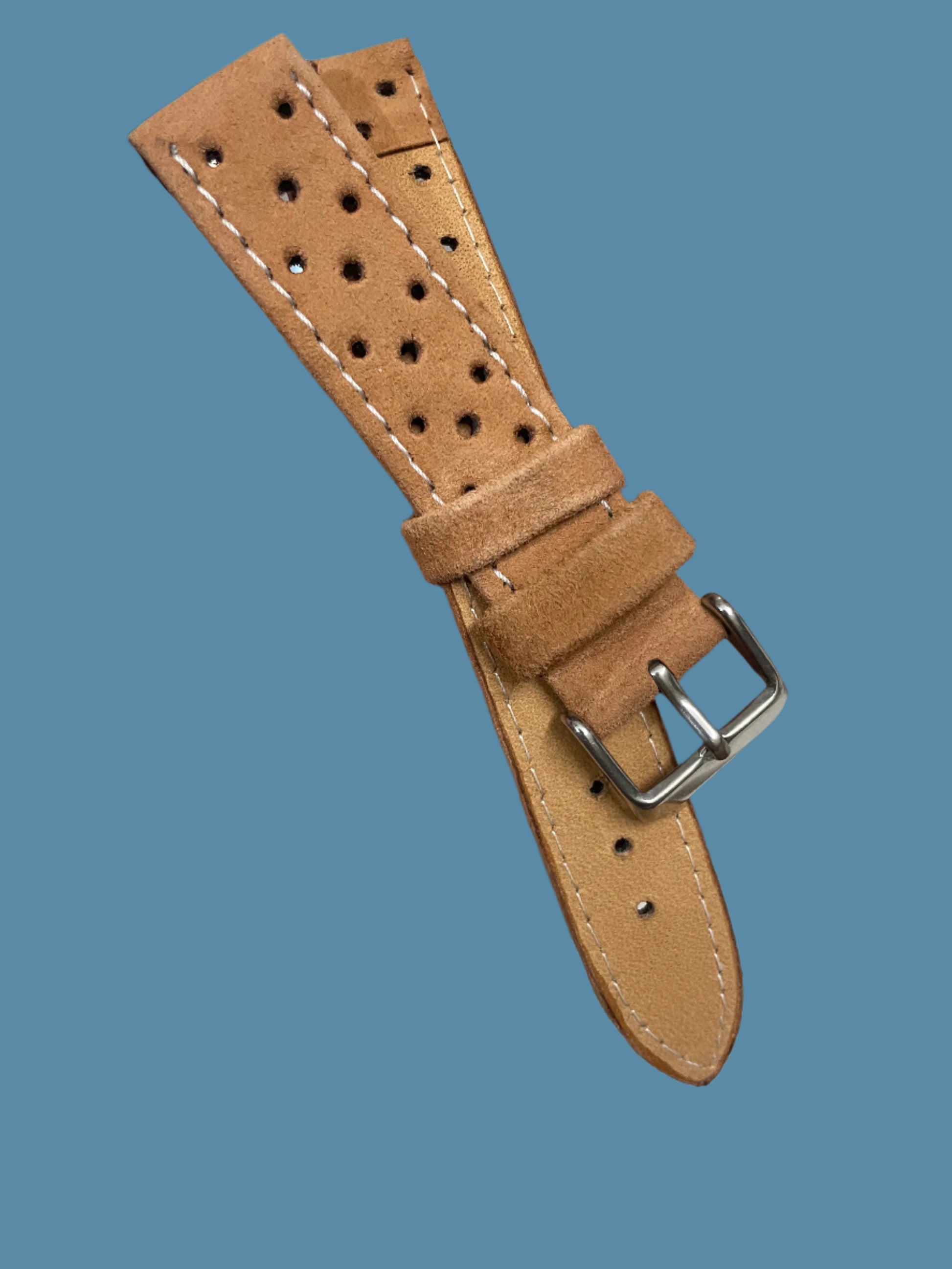 Rally Racer Leather Strap Tan Colour 18,20,22mm