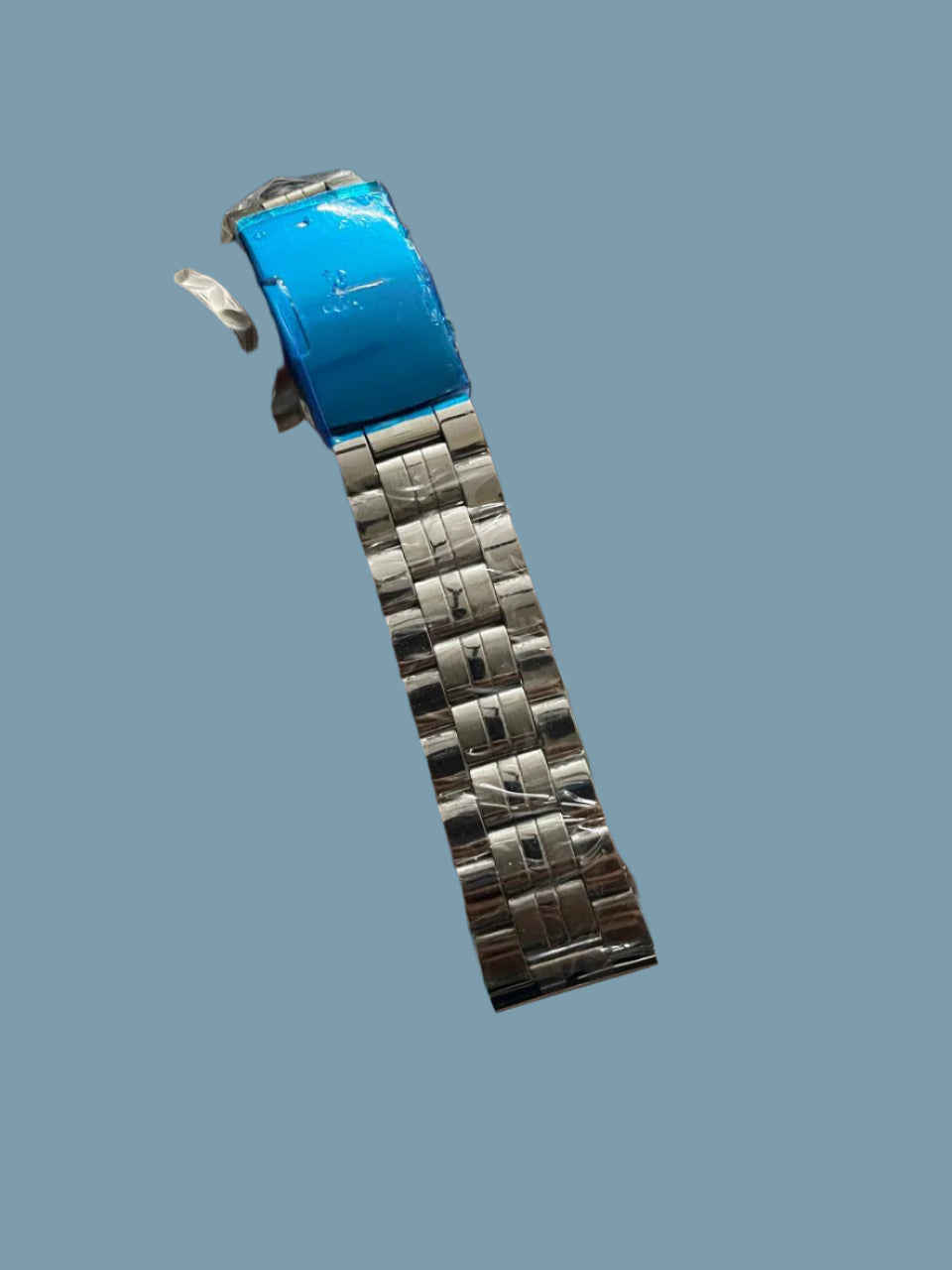 Premium Link Steel Bracelet with Push Button Clasp - 24mm