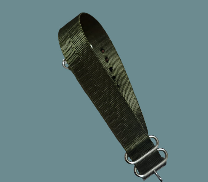 Premium 20mm Green NATO Watch Strap – Durable Nylon, Military Style