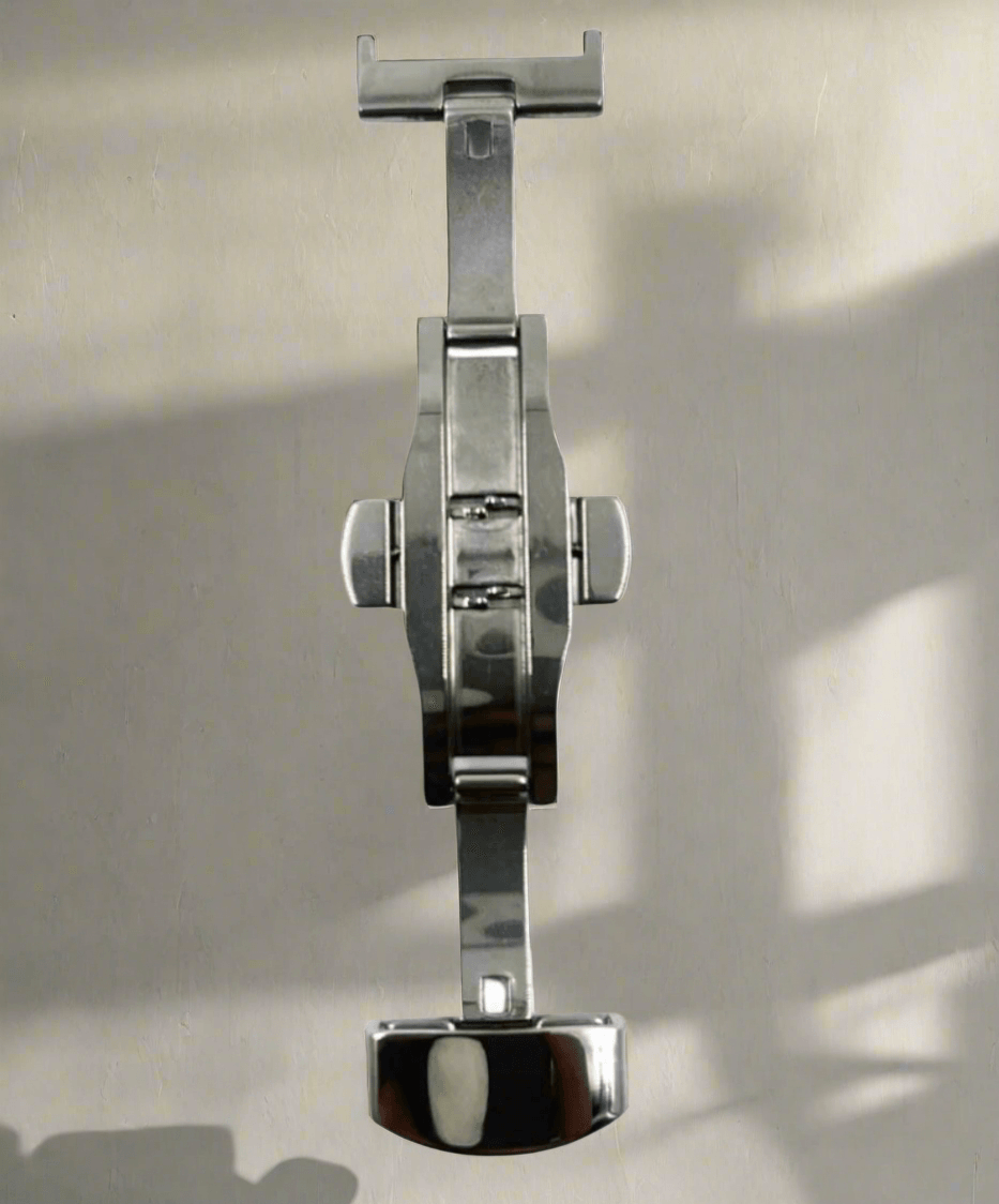 Butterfly Clasp stainless steel 16mm/ 18mm / 20mm / 22mm – Stainless Steel (Refer to Sizing chart in the 2nd Image for best fit)