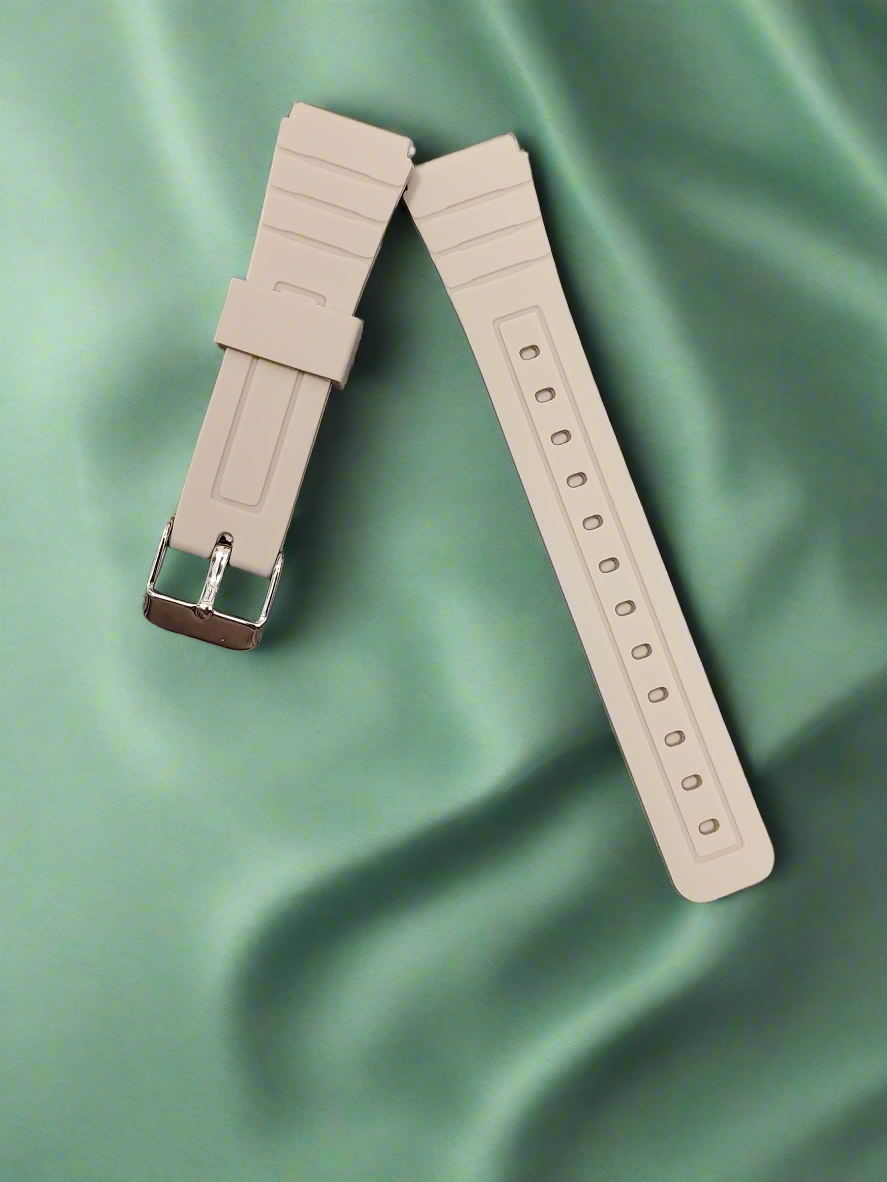 Rubber Watch Strap for Casio AE1200, F91W, A168 & More – Durable 18mm Resin Replacement Band Multiple Colours
