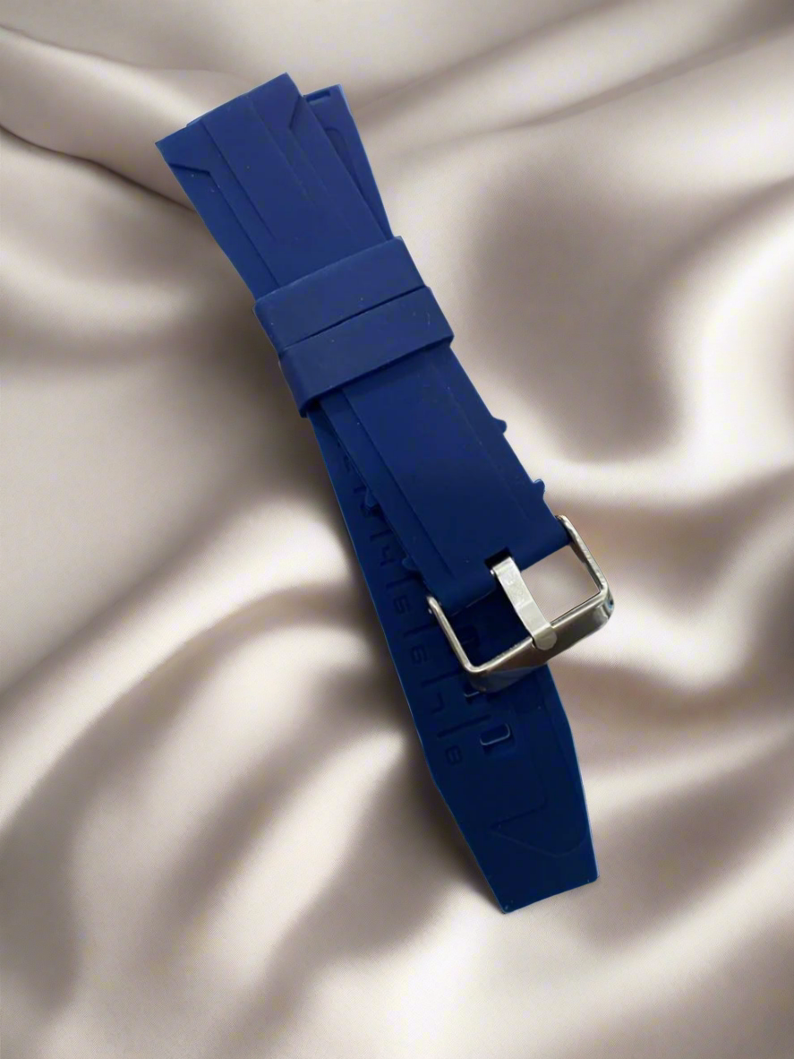 Premium Rubber Strap Blue 22,24mm