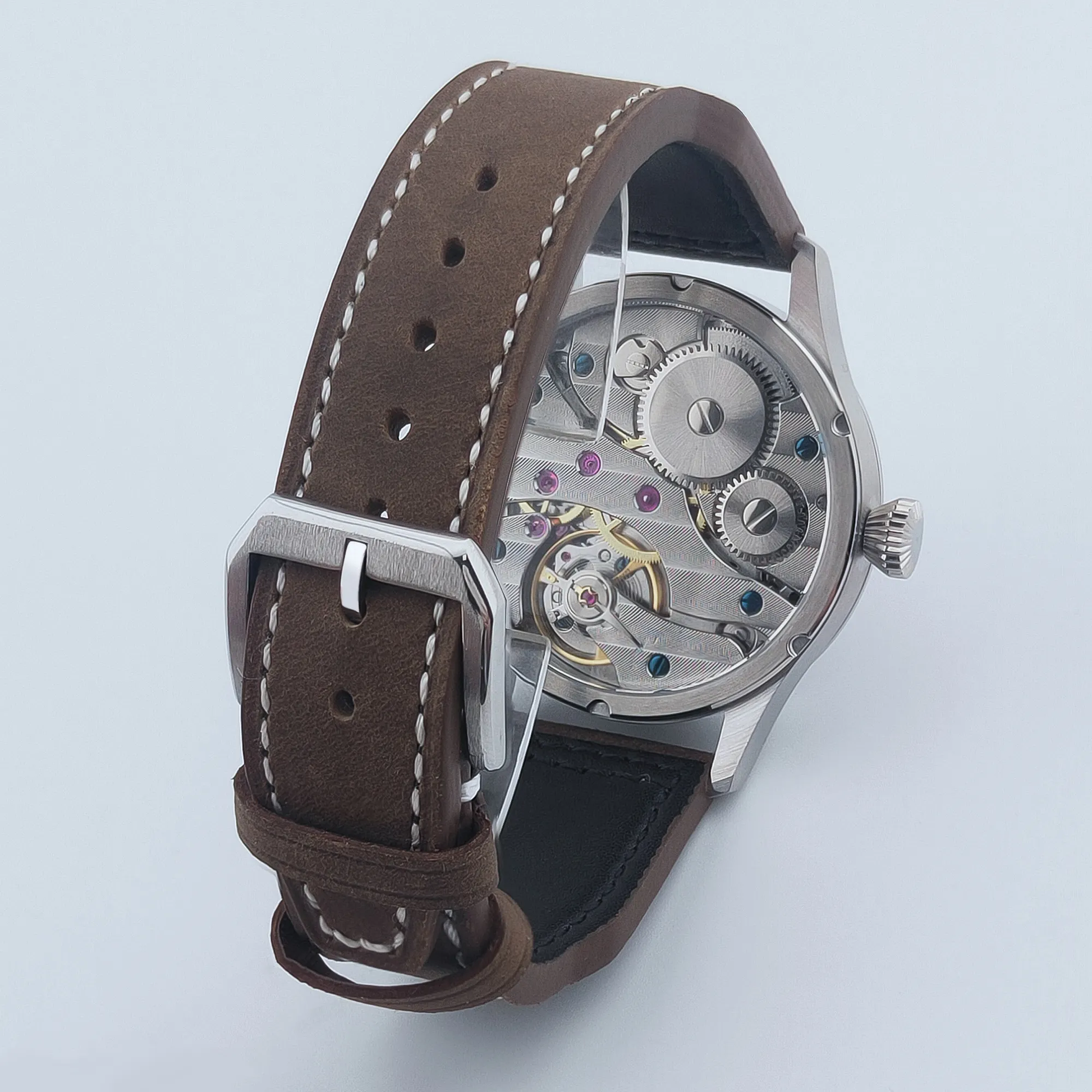 Corgeut 42mm(with crown) Pilot Hand-Winding Watch – Seagull ST3600 Movement | Sapphire Crystal | 5ATM Colour - Black or White. ETA - UPTO 4 WEEKS
