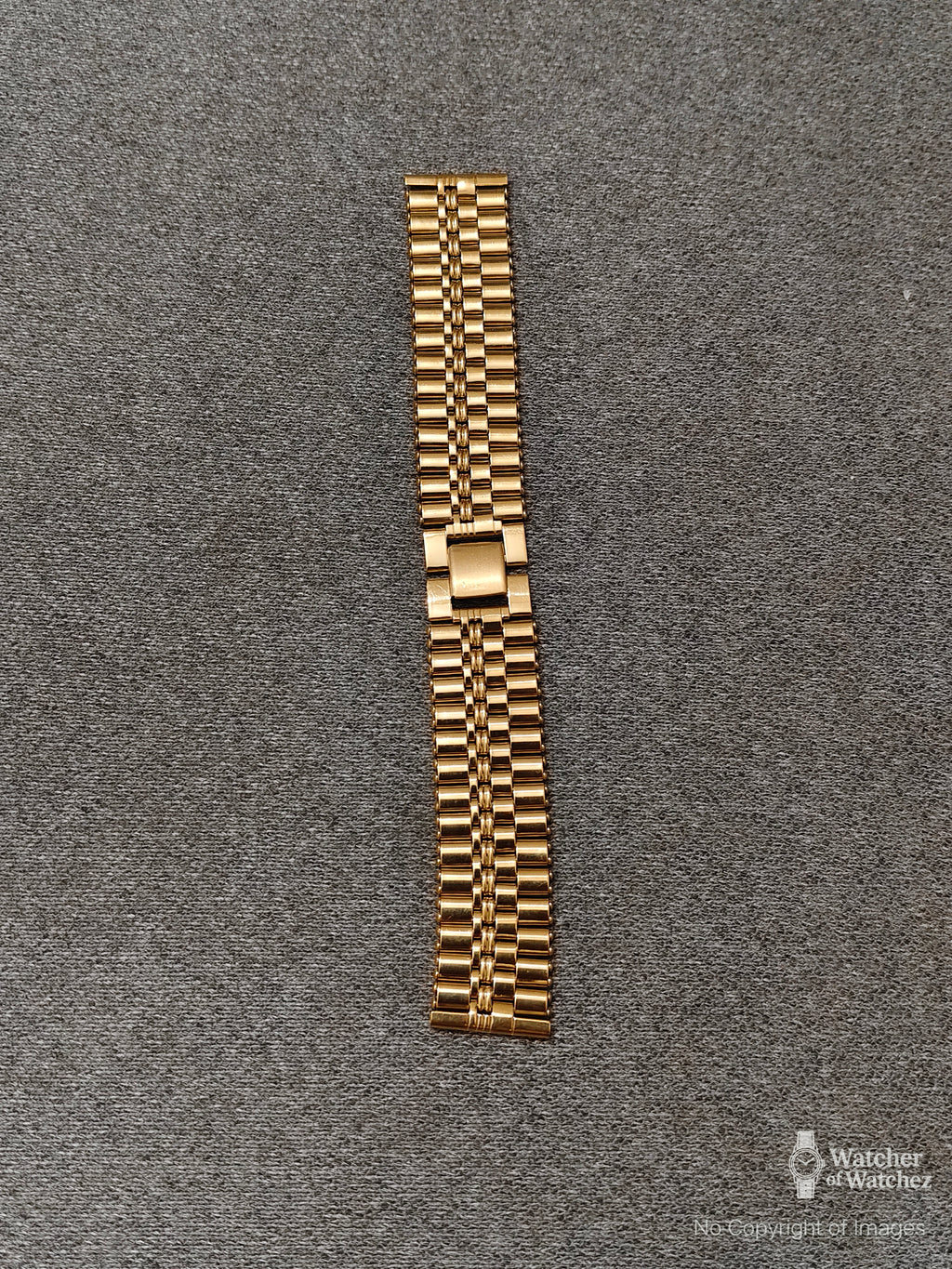 22mm Gold Stainless Steel Watch Bracelet | Jubilee, President & Oyster Style Replacement Band - 4 Variants