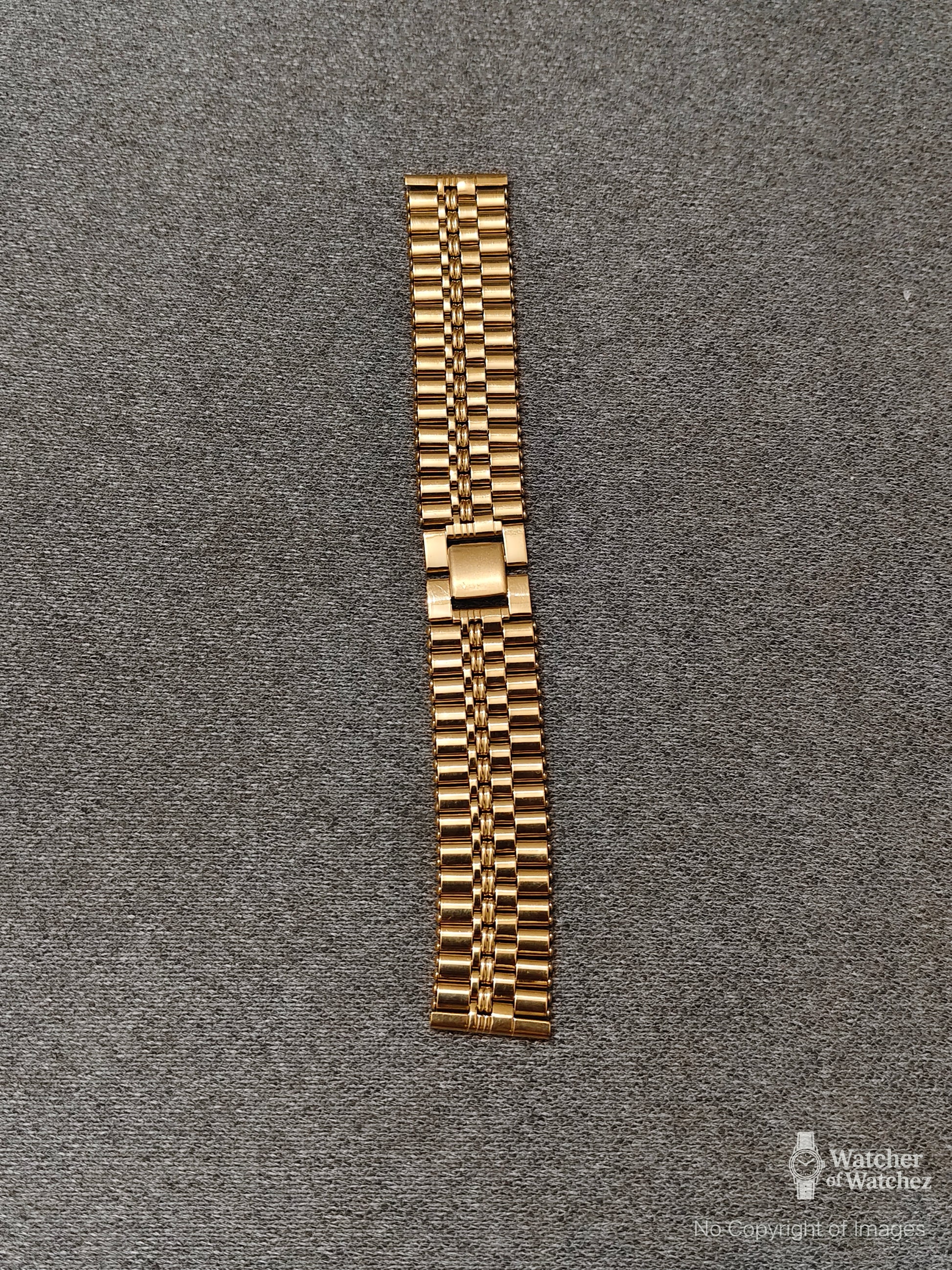22mm Gold Stainless Steel Watch Bracelet | Jubilee, President & Oyster Style Replacement Band - 4 Variants