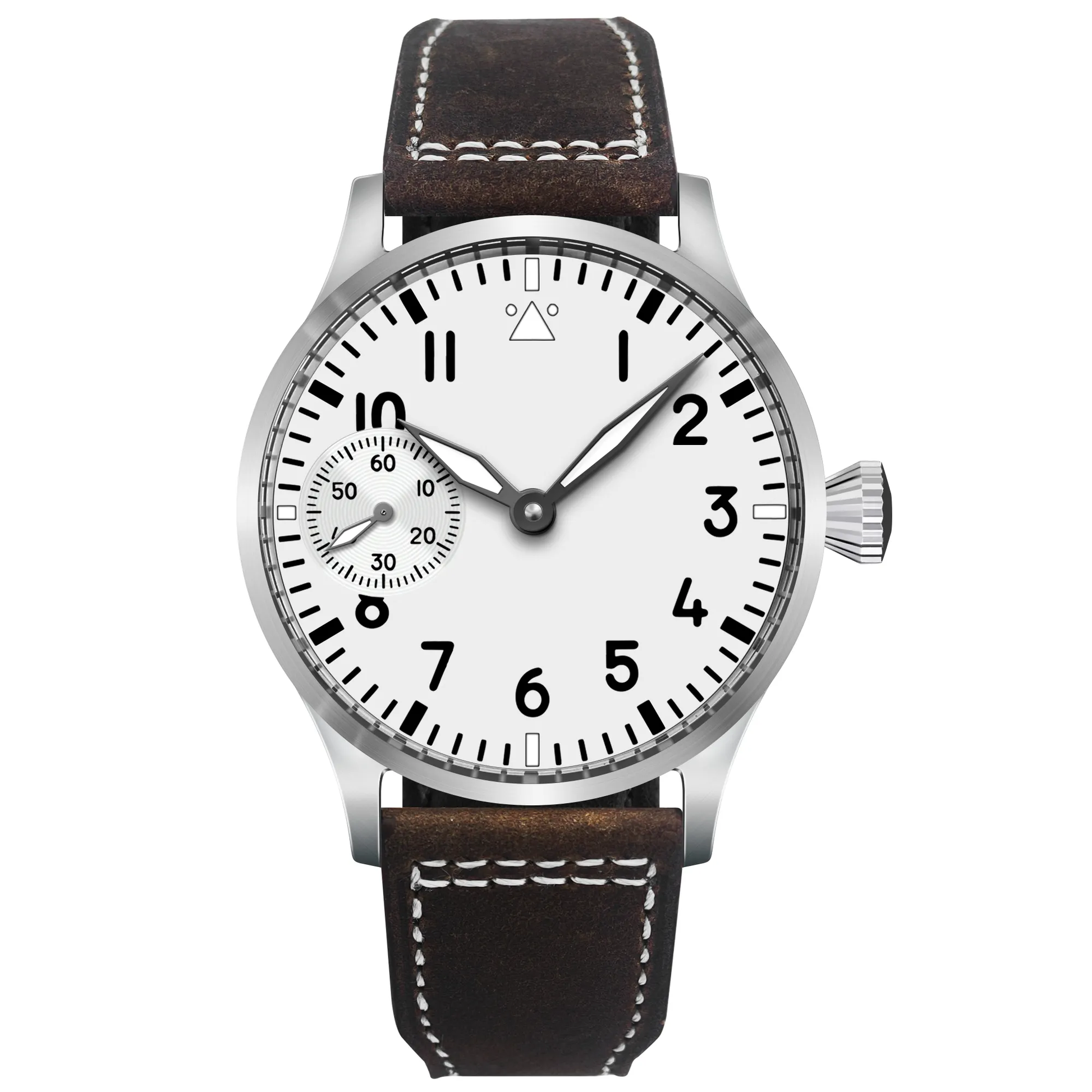 Corgeut 42mm(with crown) Pilot Hand-Winding Watch – Seagull ST3600 Movement | Sapphire Crystal | 5ATM Colour - Black or White. ETA - UPTO 4 WEEKS