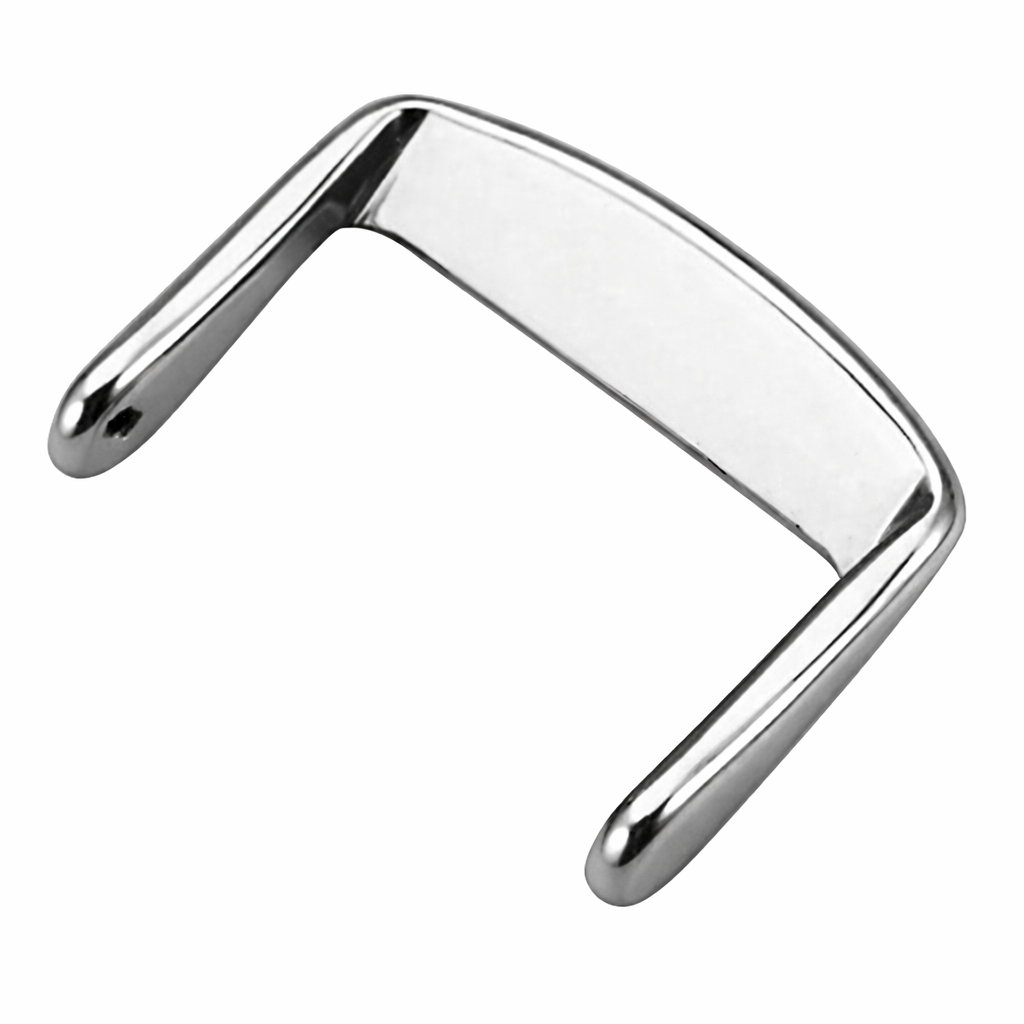 Polished Stainless Steel Watch Buckle (No Pin) – 16mm, 18mm, 20mm, 22mm